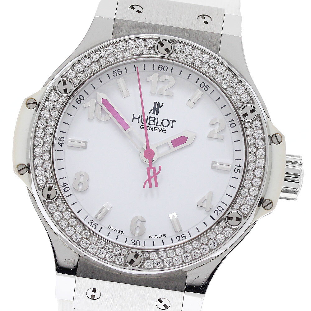 ウブロ HUBLOT 361.SE.2090.RW.1104.STO12 ビッグバン ダイヤベゼル 日本50本限定 クォーツ レディース _986015