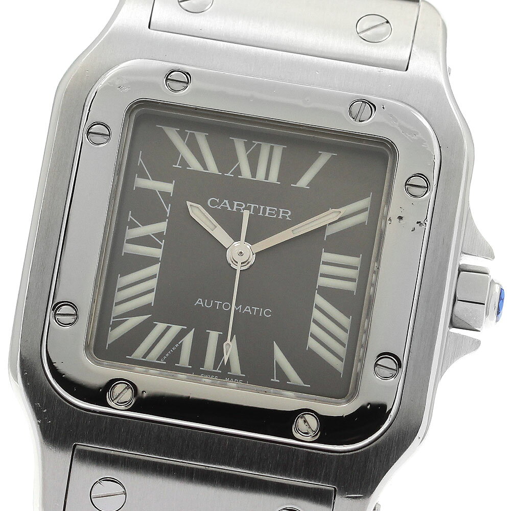 カルティエ CARTIER W20067D6 サントスガルベLM アジア限定品 自動巻き メンズ _975759