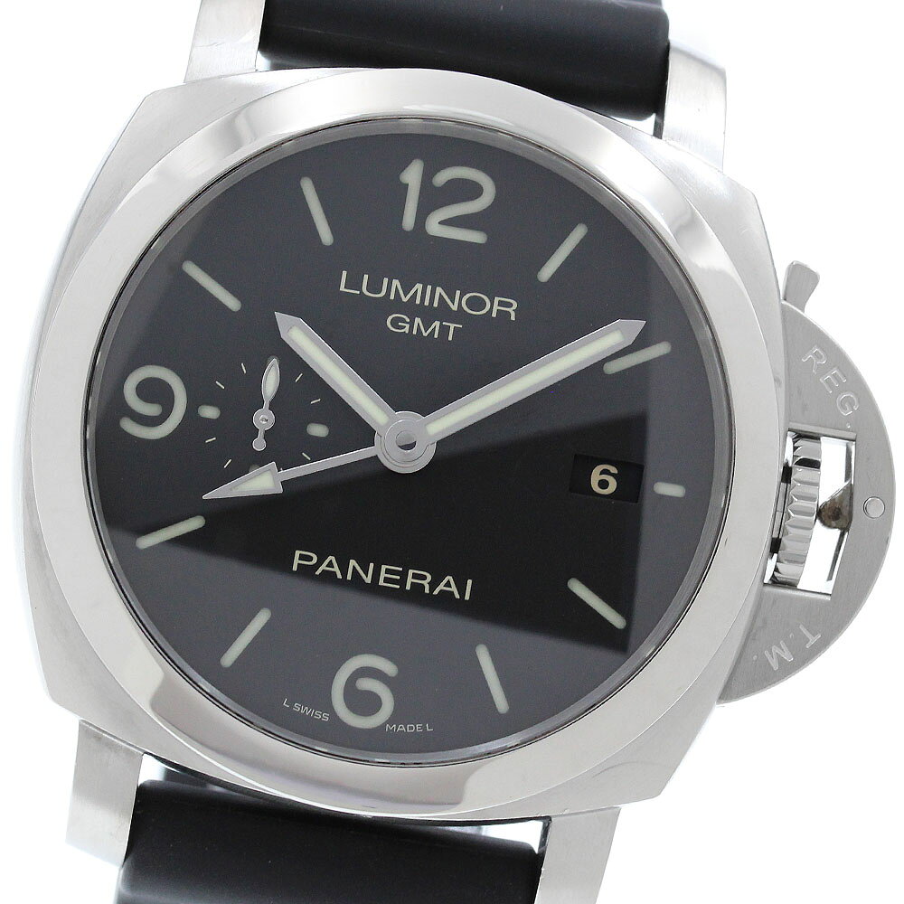 パネライ PANERAI PAM00320 ルミノール 1950 3デイズ GMT 自動巻き メンズ 保証書付き_976434