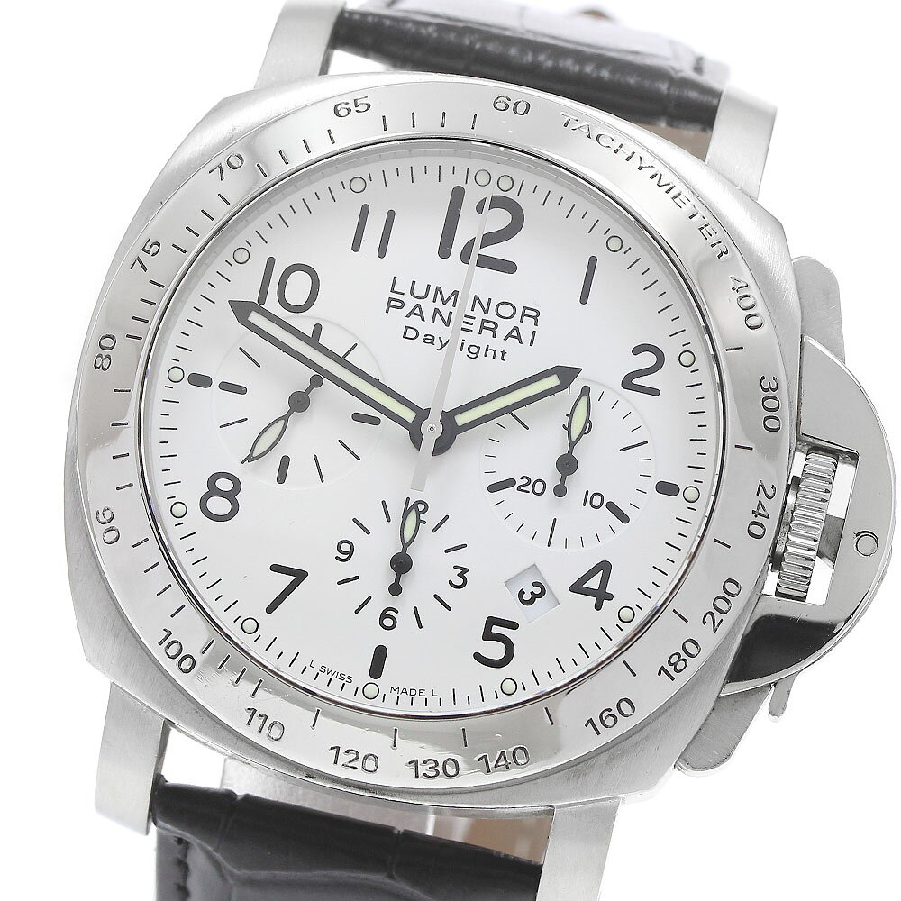 パネライ PANERAI PAM00188 ルミノール クロノグラフ デイライト スモールセコンド 自動巻き メンズ _978375