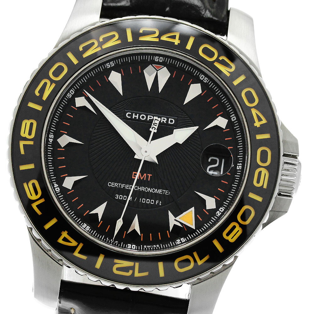 ショパール Chopard 8959 L.U.C プロワン GMT デイト 自動巻き メンズ 良品 _978537