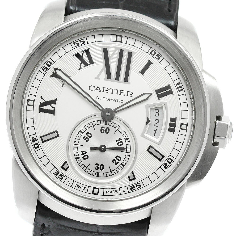 カルティエ CARTIER W7100037 カリブル ドゥ カルティエ スモールセコンド 自動巻き メンズ _986745