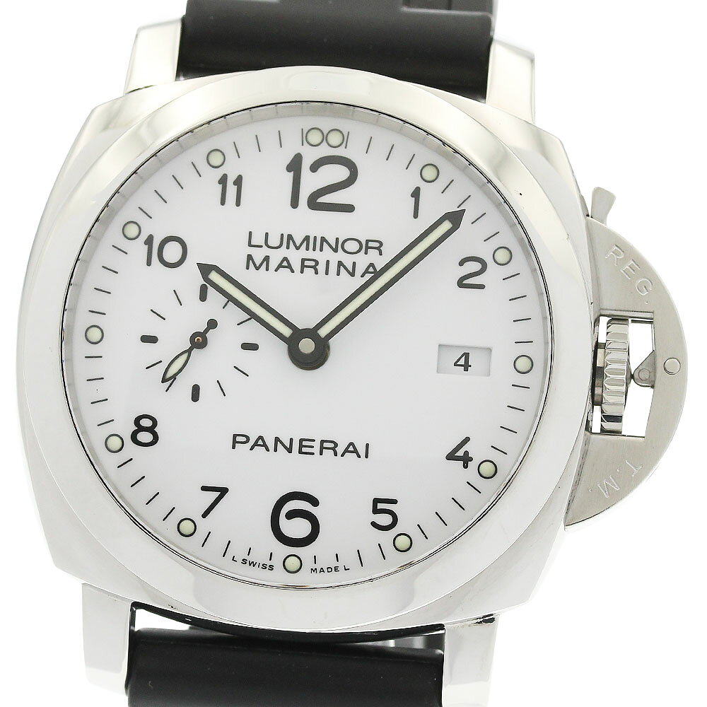 パネライ PANERAI PAM00499 ルミノール1950 3DAYS アッチャイオ デイト 自動巻き メンズ 保証書付き_984757