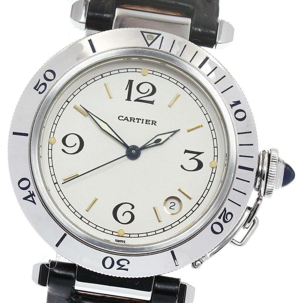 カルティエ CARTIER W3100655 パシャ 38MM デイト 自動巻き メンズ 内箱付き_985644