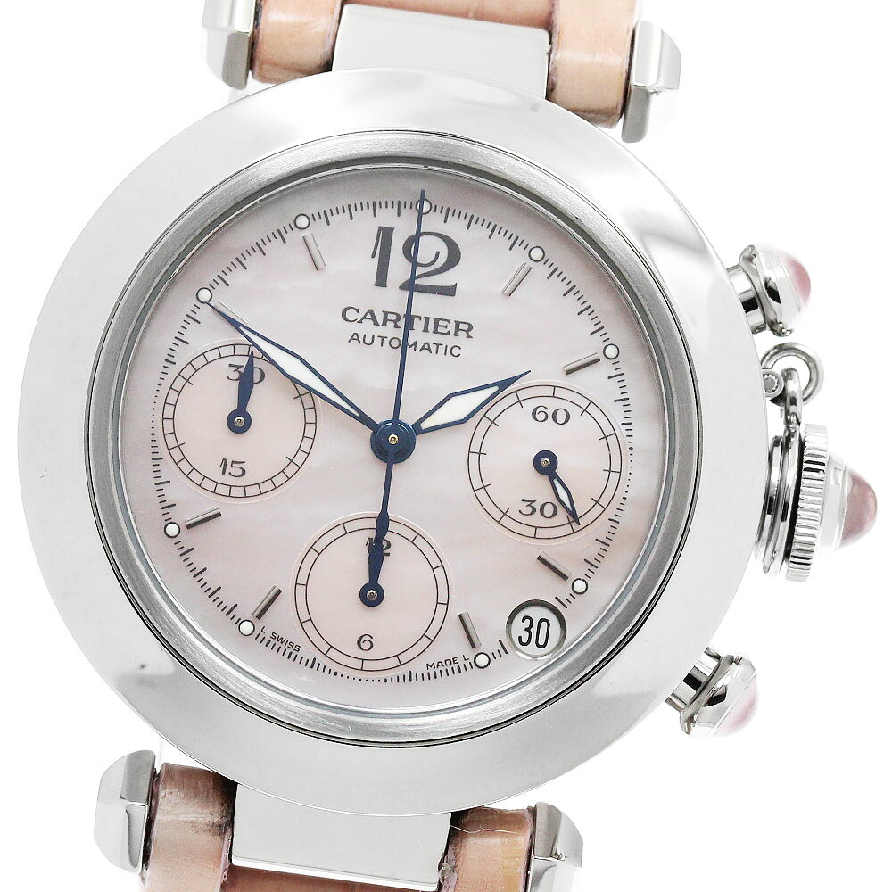 カルティエ CARTIER W3106599 パシャC クロノ 2003年 クリスマス限定 自動巻き ボーイズ _986889