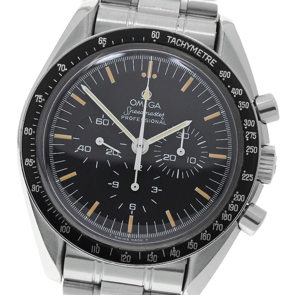 オメガ OMEGA ST145.022 スピードマスター プロフェッショナル ムーンウォッチ Cal.861 下がりR 手巻き メンズ 保証書付き_976925