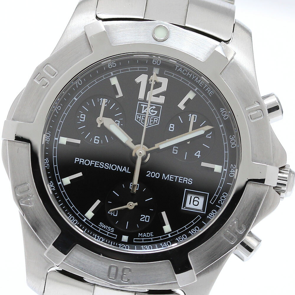 タグホイヤー TAG HEUER CN1110 エクスクルーシブ デイト クロノグラフ クォーツ メンズ _981304