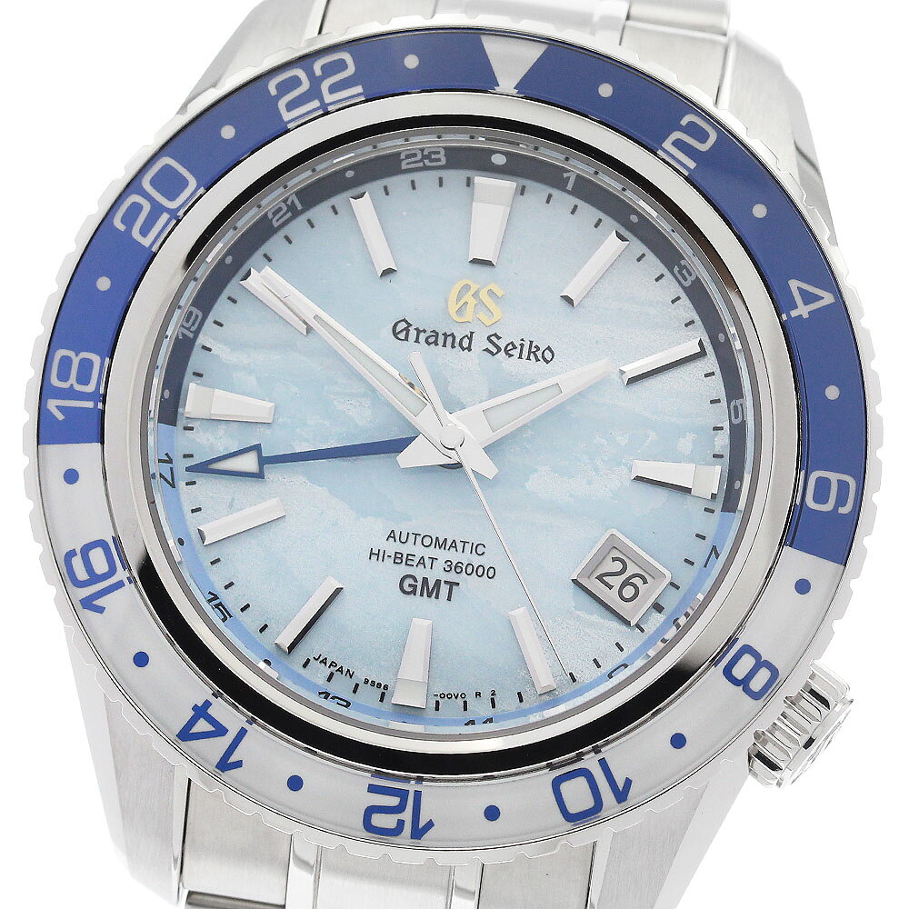 セイコー SEIKO SBGJ275/9S86-00W0 グランドセイコー キャリバー9S 25周年記念限定雲海 GMT 自動巻き メンズ 美品 箱・保証書付き_986123