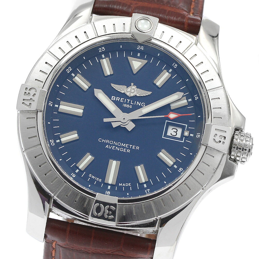 ブライトリング BREITLING A17318 アベンジャー オートマチック 43 デイト 自動巻 ...
