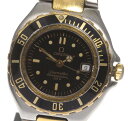 ※訳あり【OMEGA】オメガ シーマスター200 QZ ブラック文字盤 コンビ レディース【中古】【170920】【10%フェア】