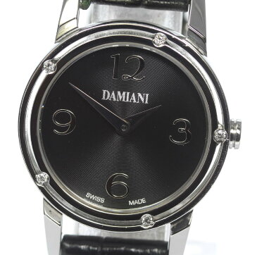 ★良品★【DAMIANI】ダミアーニ Dサイド DS006 5Pダイヤ クォーツ レディース【190428】【中古】