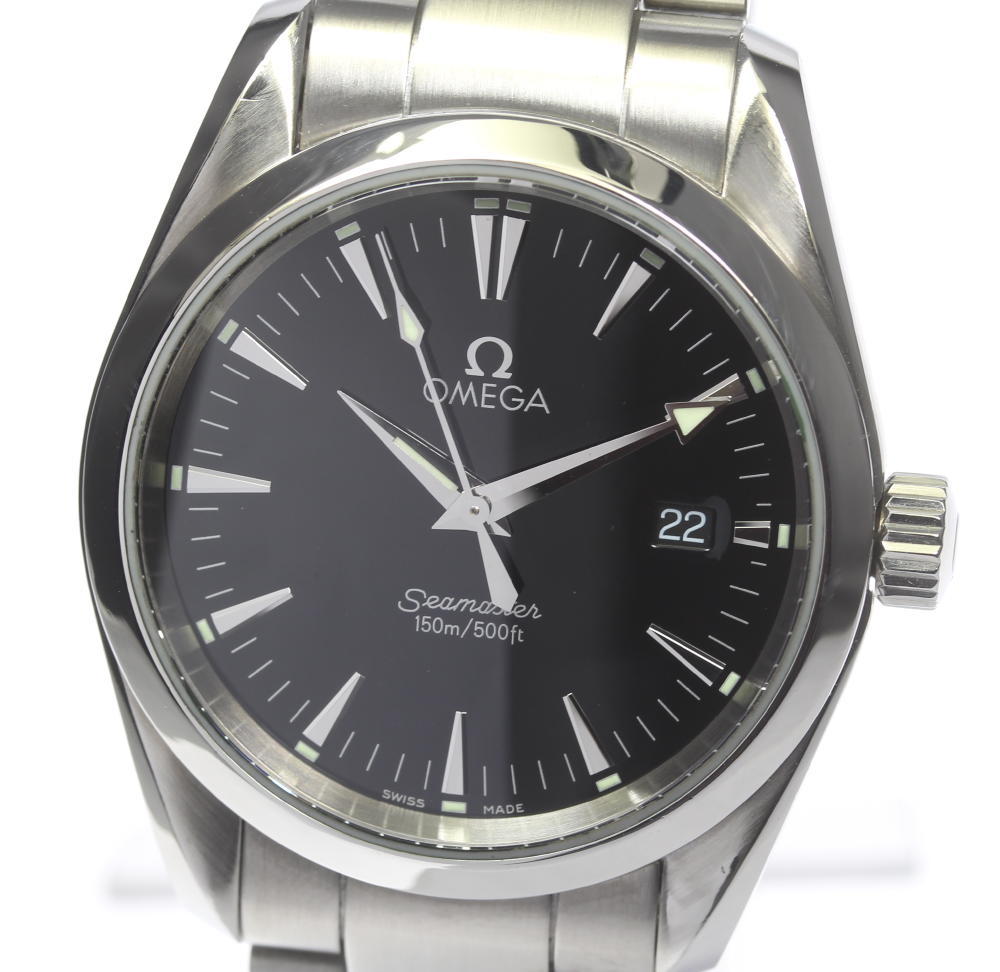 ☆美品☆ 保付き【OMEGA】オメガ シーマスター アクアテラ 2518.50 クォーツ ボーイズ【中古】