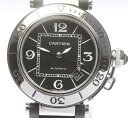 【Cartier】カルティエ パシャシータイマー W3140003 自動巻き ラバーベルト メンズ【 ...