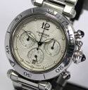 ※訳あり カルティエ パシャ38mm クロノグラフ W31030H3 AT【中古】【10%フェア】