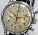 ※訳あり ENICAR エニカ クロノグラフ 手巻き メンズ ラウンド【中古】【10%フェア】