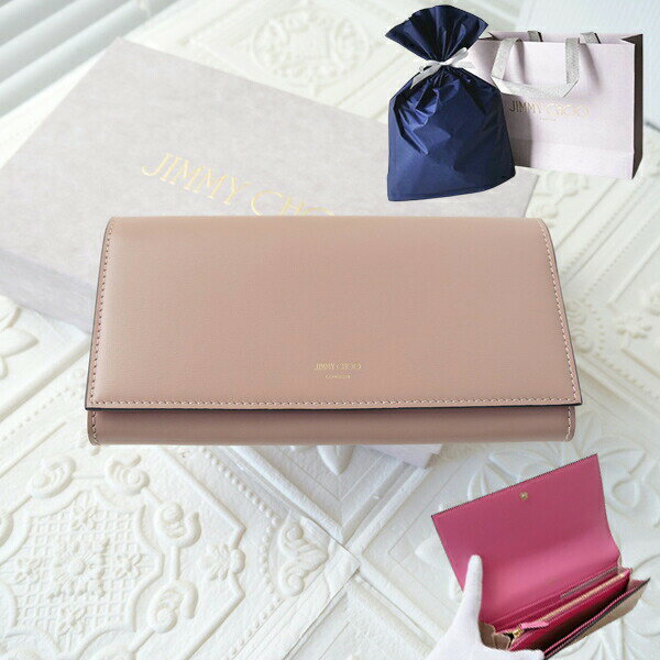 Rakuten - 【新品■正規品■送料無料■ギフト包装無料】 Jimmy Choo ジミーチュウ MARTINA バイカラーのキュート長財布 MARTINA レディース 女性 ギフト プレゼント 誕生日 お祝いクリスマス プレゼント
