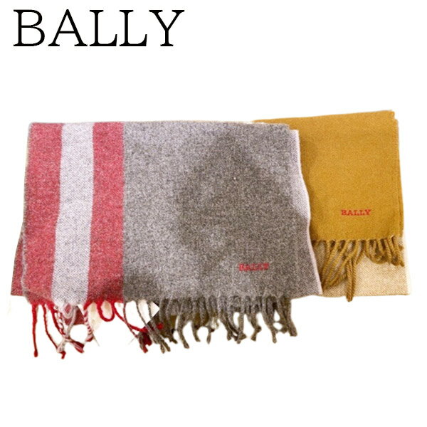 【送料無料】【新品■正規品■ギフト包装無料】BALLY バリー ストライプ フリンジマフラー レディース 女性 ギフト プレゼント 誕生日 お祝い