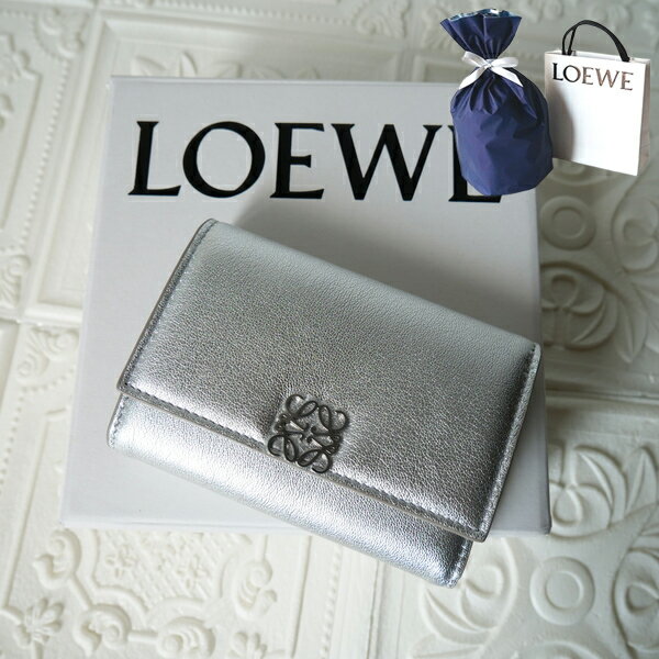 Rakuten - 【新品■正規品■送料無料■ギフト包装無料】 LOEWE ロエベアナグラムバーティカルウォレットスモール C821S33X10 レディース 女性 ギフト プレゼント 誕生日 お祝い