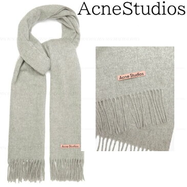 【スーパーセール開催中】【新品■正規品■送料無料■ギフト包装無料】 ACNE STUDIOS アクネ フリンジ ウールカシミアスカーフ マフラー 1365691 女性 ギフト プレゼント 誕生日 お祝いクリスマス プレゼント