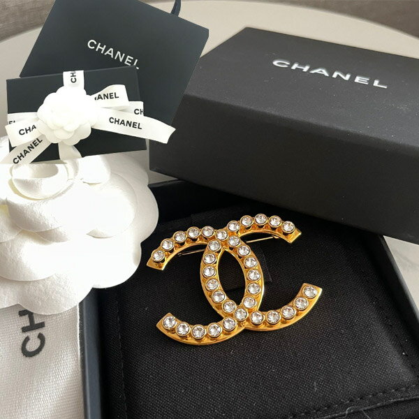 【新品■正規品■送料無料■ギフト包装無料】CHANEL シャネル CCロゴ クリスタルブローチ　AB9915B09972NM120 レディース 女性 ギフト プレゼント 誕生日 お祝いクリスマス プレゼント