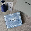 【送料無料】【新品■正規品■ギフト包装無料】BALENCIAGA バレンシアガ キャッシュ二つ折りウォレット 5942162AAFY 財布 レディース 女性 ギ...