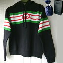 【新品■正規品■送料無料■ギフト包装無料】GUCCI グッチ ポイントボーダーのフード付きパーカー 646953XJDAH1082 メンズ 男性 ギフト プレゼ...