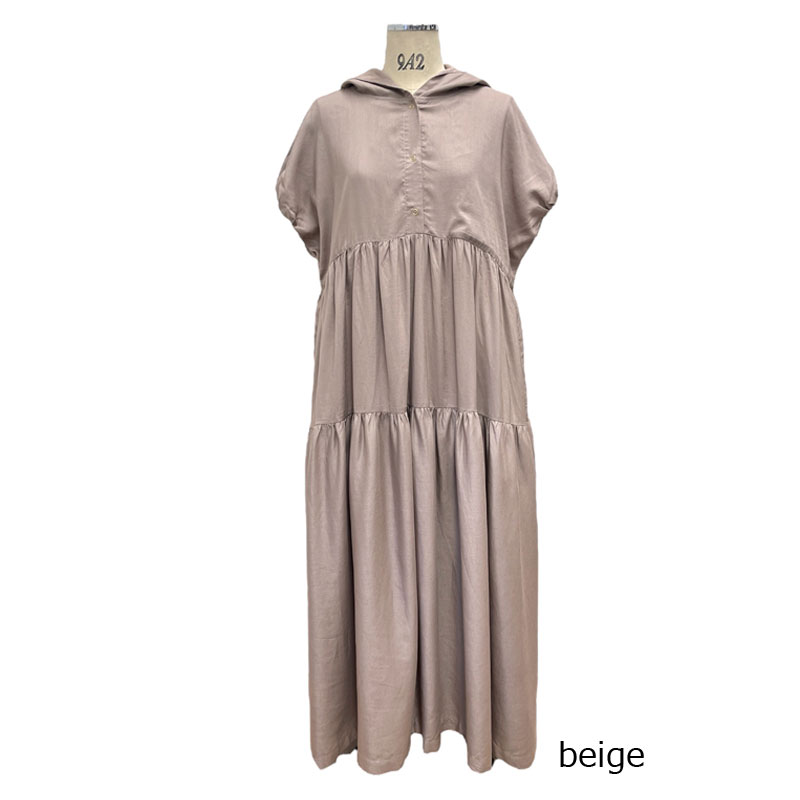 ayane(アヤン）フーディーティアードワンピース[レディース]824526 SM