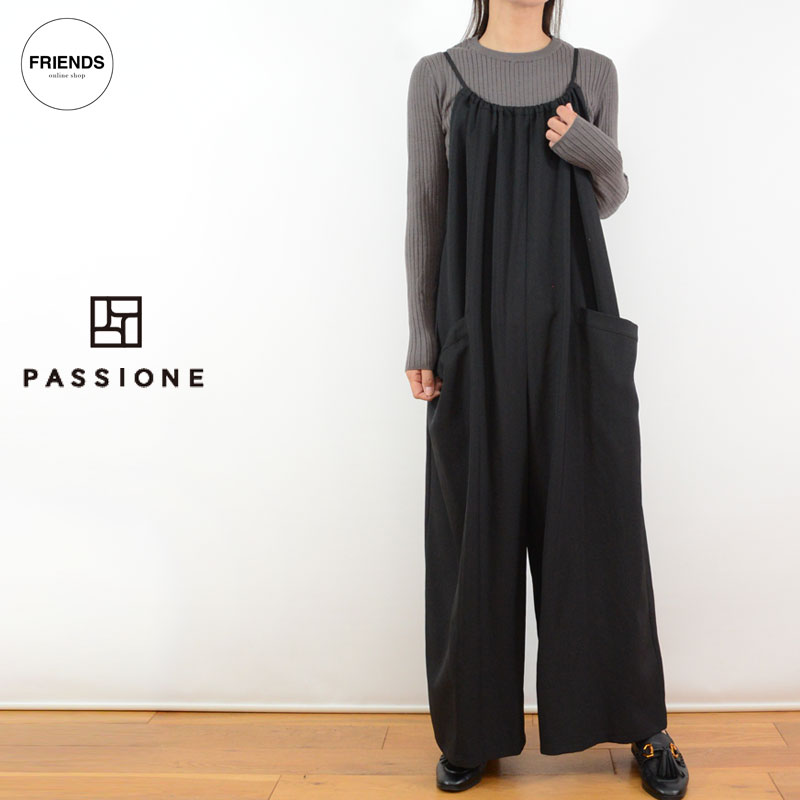 passione パシオーネ ジョーゼットサロペット passione パシオーネ ジョーゼットサロペット