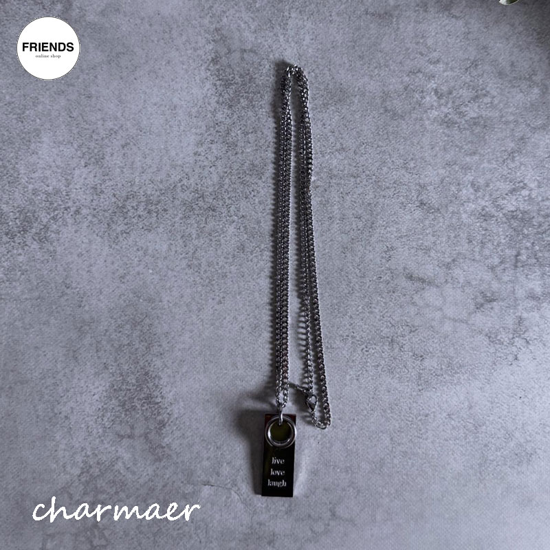 Rakuten - 【予約】【charmaer 2026 Summer】charmaer(チャ―マー）ロゴプレートチェーンネックレス 226520 レディースネックレス　チェーンネックレス 30/40/50/60代 ブランド サマー 2026 SUM ブランド