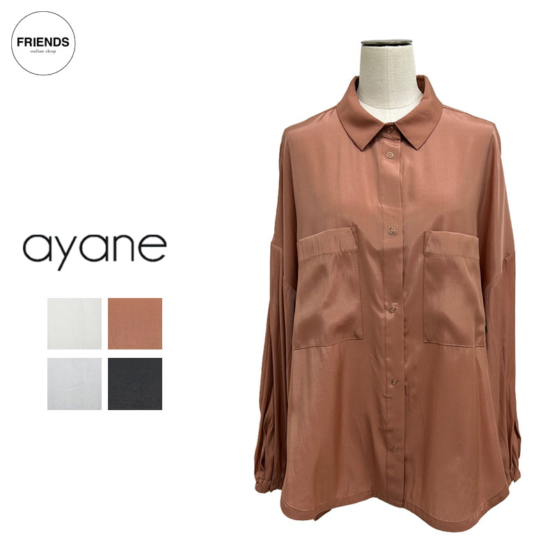 Rakuten - 【予約】【ayane 2026 AUTUMN&WINTER】ayane(アヤン）シアーシャツ 856751 シアーシャツ シャツ ブラウス デザイントップス 羽織り レディース アヤン 30/40/50/60代 オータム ウィンター AW
