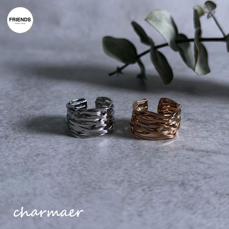 Rakuten - 【予約】【charmaer 2026 Autumn 】charmaer(チャ―マー）クロスラインリング 256741 レディース アクセサリー リング 指輪 30/40/50/60代 ブランド オータム 2026 AWブランド