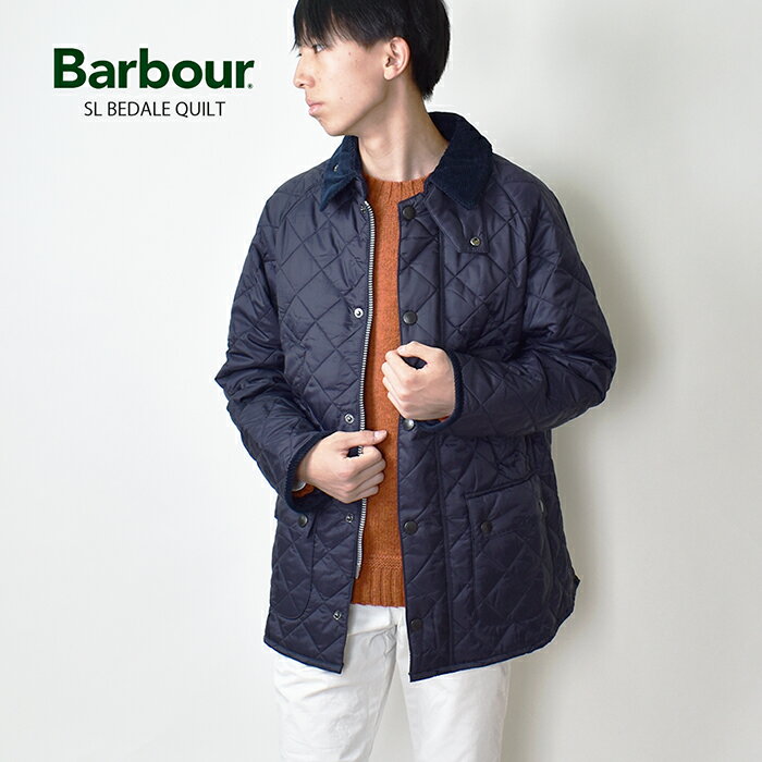 バブアー キルティングコート メンズ 【クーポンで15%OFF対象！5/16まで】Barbour バブアー ビデイル SL キルティング ブルゾン（スリムフィット）SL BEDALE QUILT / メンズ レディース キルティングジャケット ビデイル キルト コート アウター ナイロン ネイビー 紺色 (232MQU1586)(793-3255015)