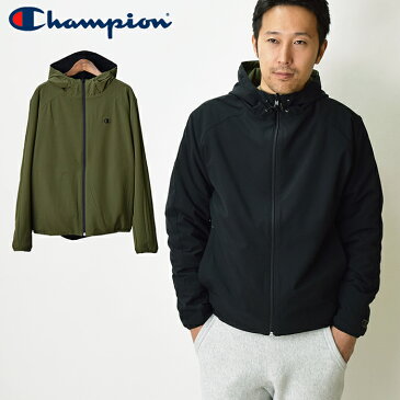 【30％OFF】 Champion チャンピオン リバーシブルジップパーカー/メンズ ジップアップジャケット ストレッチ素材 ジップフードパーカー パッカブル TRIFLEX 3D トライフレックス 撥水・保温 男性用 アウター ブルゾン C3-LSC10