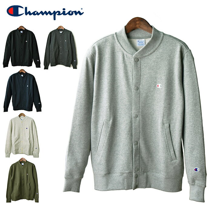 【11％OFF】Champion チャンピオン スウェットカーディガン ベーシック スナップボタン メンズ レディース ユニセックス 男性用 C3-Q003