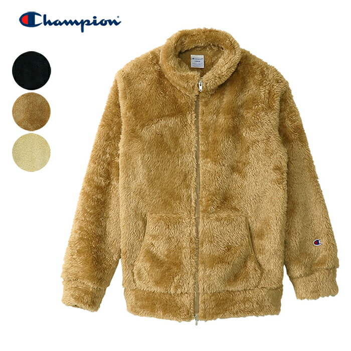 チャンピオン アウトドアジャケット レディース 【15％OFF】 Champion チャンピオン レディース ジップフリースジャケット 22FW / シェルパフリース ボアフリース ジップアップ トラックジャケット スタンドカラー ウィメンズ 女性用 ルームウェア 部屋着 抗菌 消臭加工 防寒 アウター CW-S614