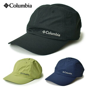 【メール便可】 COLUMBIA コロンビア テックシェイド2 ボールキャップ / ナイロンキャップ メンズ レディース 帽子 吸湿速乾素材 紫外線防止 日焼け防止 UVカット アウトドア トレッキング キャンプ フィッシング 調整アジャスター付き XU0155