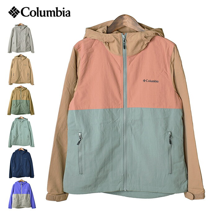 【クーポンで10%OFF対象！2/23まで】COLUMBIA コロンビア ウィメンズ ヴィザヴォナパス2ジャケット / レディース マウンテンパーカー ウインドブレーカー ナイロンジャケット フード付き アウター 撥水加工 女性用 アウトドア キャンプ フェス トレッキング 登山 XL8053