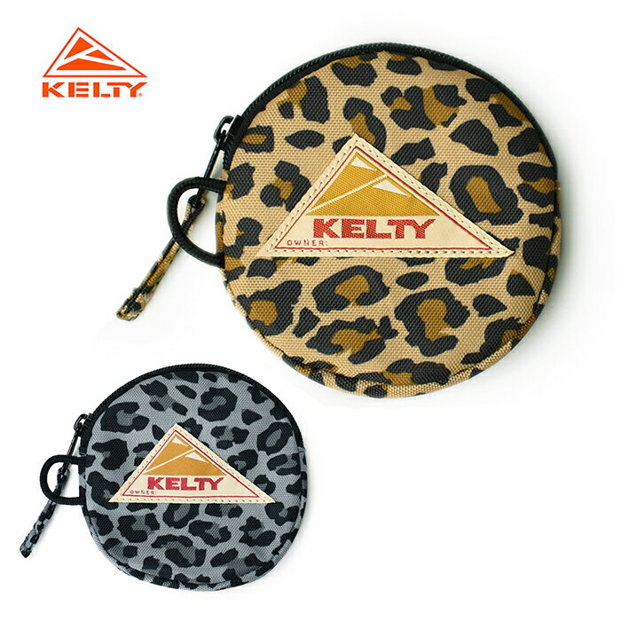 【メール便送料無料】 KELTY ケルティ サークルコインケース 2 レオパード柄 Leopard / メンズ レディース 小銭入れ アニマル柄 ヒョウ柄 ミニウォレット ミニ財布 ジップウォレット サイフ さいふ フェス キッズ 子供 (32592468)