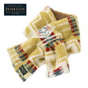  PENDLETON ペンドルトン ボアマフラー / メンズ レディース マフラー ネイティブ柄 スヌード ジャガード 防寒 もこもこ フリース ギフト クリスマス アウトドア 通勤 通学 ネックウォーマー (19801908) (PDT-000-223021)