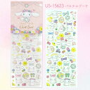 【メーカー公式／クローズピン】ふち箔クリアシール サンリオキャラクターズ×たけいみき3rd collection 第3弾　おしゃれ・大人・かわいい・シナモロール・ポチャッコ・マイメロディ・クロミ 2