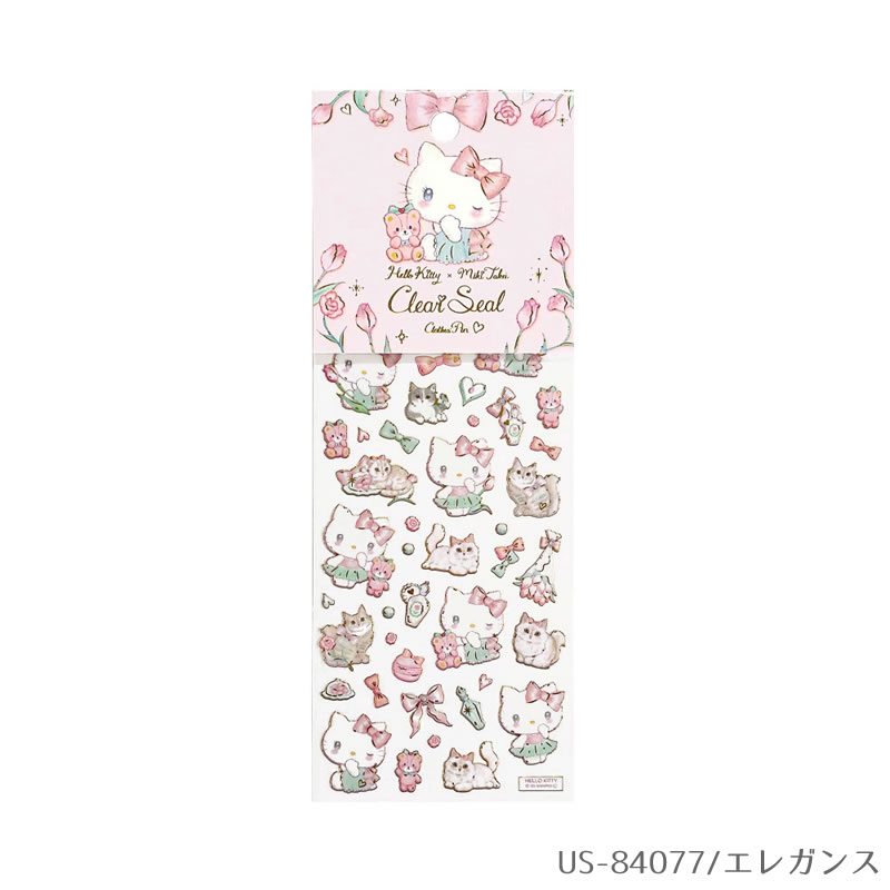 ＼全種在庫あり・6月8日入荷／ふち箔クリアシール サンリオキャラクターズ×たけい...