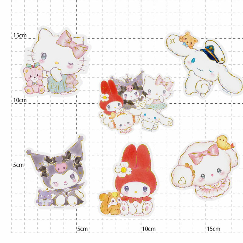 【新着・2026年4月新商品】サンリオキャラクターズ×たけいみき ステッカー ダイカ...
