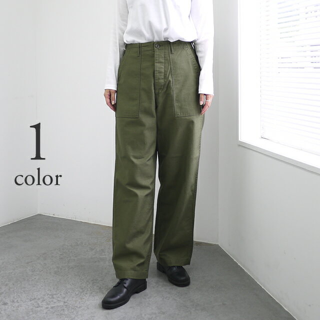 ORDINARY FITS オーディナリーフィッツ ヴィンテージ ファティーグパンツ [102] / ユニセックス レディース メンズ 共用サイズ ファティーグ パンツ ベイカーパンツ ゆったり ワイドシルエット 脚長効果(4.0)