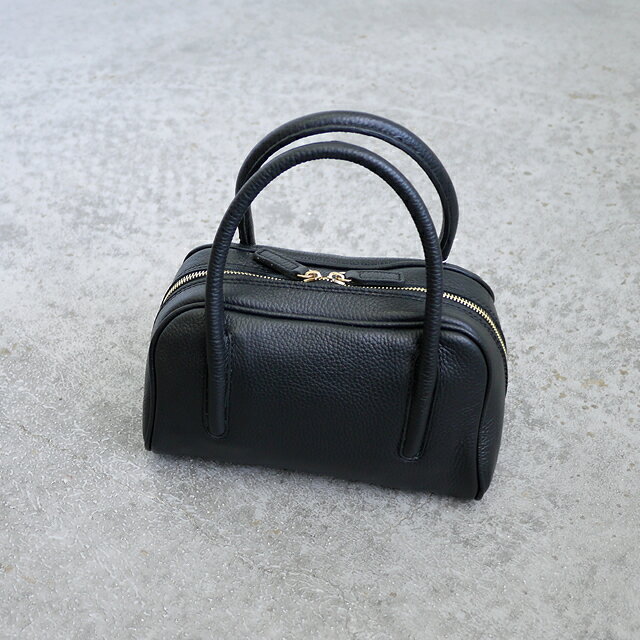 AULENTTI オウレンティ レザー ボストン バッグ [FB-89010-DO] ／ レディース ボストンバッグ ハンドバッグ ブラック 黒 カジュアル シンプル ベーシック 牛革 イタリア製