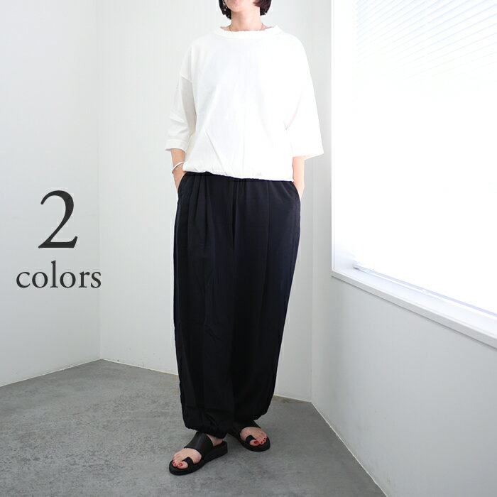 Rakuten - FIRMUM フィルマム 強撚コットン ヘビー天竺 タックイン Tシャツ [VG-FR1804T6] / レディース トップス カットソー オーバーサイズ 6分袖【メール便発送対象品・1点まで】