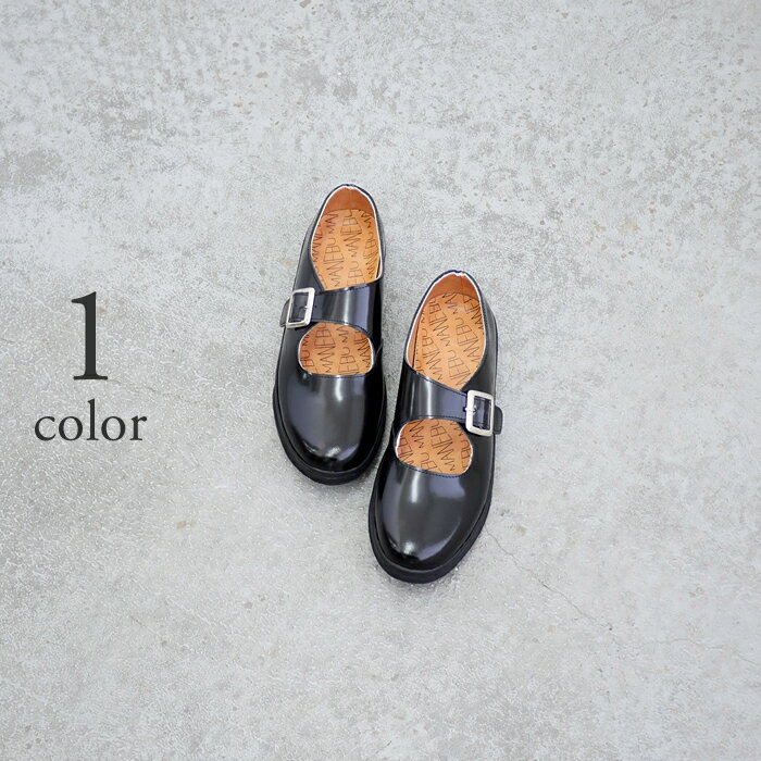 Rakuten - 【再入荷】MANEBU マネブ ALLY FACE SKIN [MNB-025B-L] / レディース レザー シューズ ストラップ クッション スニーカー ソール 軽快