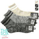スラブミックス2本ラインショートソックス メンズソックス スニーカーソックス ロークルー ショート丈 リブライン プレゼント ギフト 紳士靴下 靴下 メンズ ソ...