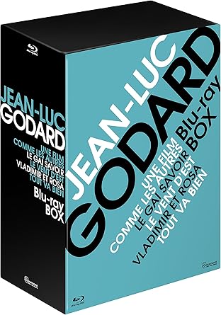 ジガ・ヴェルトフ集団時代のゴダール作品のBlu-ray BOXが字幕:寺尾次郎・訳で登場! ★収録作品: 『ありきたりの映画』(68) 商業映画との決別を宣言してゴダールが組織した政治映画製作グループ、ジガ・ヴェルトフ集団の第1作。 『たのしい知識』(69) ジガ・ヴェルトフ集団結成直前の作品。 通常とはあまりに異なる映画のため発注したテレビ局から拒否され、69年になって公開された。 『東風』(70) 階級闘争と民主主義の勝利を語る西部劇。日本でも1970年にフィルムアート社の配給で公開された。 日本題名は「トウフウ」と読む。 『ウラジミールとローザ』(71) ウラジミールはレーニンのファーストネーム。 ローザはドイツのマルクス主義者ローザ・ルクセンブルグを指す。 『万事快調』(72) ジェーン・フォンダとイヴ・モンタンが工場のストに巻き込まれるリポーターと映画監督を演じる。 1996年に広瀬プロの配給で日本公開された。 【映像特典】 1.インタビュー:アルマン・マルコ(『万事快調』撮影)※『万事快調』に収録 2. 映画史研究家アントワーヌ・ド・バエックによるゴダール映画の解説 3.インタビュー:ピエール・リシャン(『勝手にしやがれ』助監督) 4.インタビュー:フレディ・ビュアシュ(元シネマテーク・スイス館長) ※2~3は特典ディスク(DVD)に収録(※『たのしい知識』と同ケースに収録) ※全作品、オリジナルの画面サイズの新規HDマスターから制作しております。 時間　8 時間 21 分 ディスク枚数　6 新品です。 希少商品となりますので、定価よりお値段が高い場合がございます。 販売済みの場合は速やかに在庫の更新を行っておりますが、時間差等にて先に他店舗での販売の可能性もございます。在庫切れの際はご了承下さい。 当店、海外倉庫からのお取り寄せとなる場合もあります。その場合、発送に2～4週間前後かかる場合があります。 原則といたしまして、お客様のご都合によるキャンセルはお断りさせていただいております。 ただし、金額のケタの読み間違いなども加味し、12時間以内であればキャンセルを受け付けております。 ※万が一、メーカーもしくは店舗などに在庫が無い場合、誠に申し訳ありませんがキャンセルさせて頂きます。何卒、ご理解いただきますようよろしくお願いいたします。 お客様による金額の間違いが多発しております。金額をよくご確認の上、ご注文よろしくお願いいたします。 当店は在庫数1点のみのため、交換はできません。初期不良はメーカーにご相談願います。