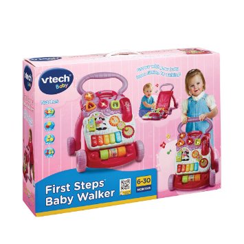 VTech First Steps Baby Walker ファーストステップ　ベビー ウォーカー (ピンク)　【並行輸入品】