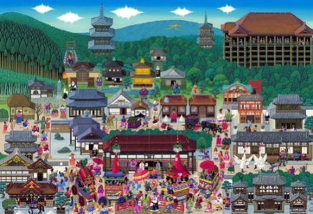 世界最小マイクロ1000ピース ルーペで探せシリーズ 京都名所大集合! M81-502 ビバリー